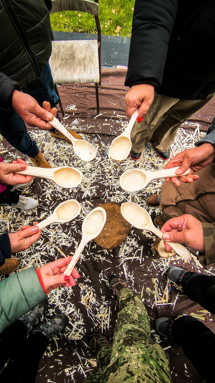 Bushcraft dla rodzin - ferie w wielkopolsce